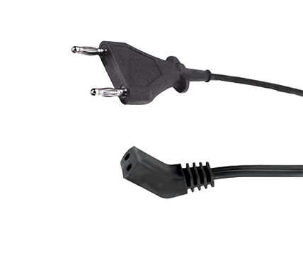 Bipolar Diathermy Cable with 2-Pin Connector Angled Mold Profile, Valleylab Compatible